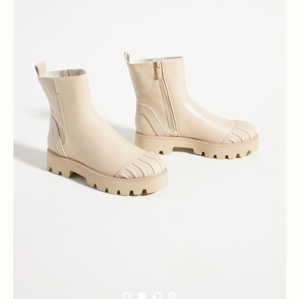 Anthropologie Franco Sarto Brandie Lug Sole Premium Leather Boots